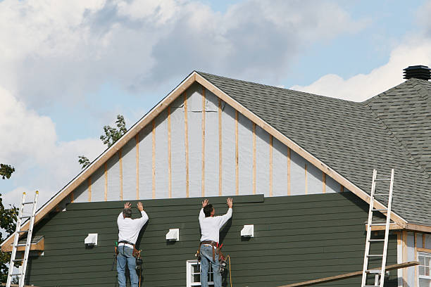 Professional Siding Repair technician working in Little Plymouth, VA